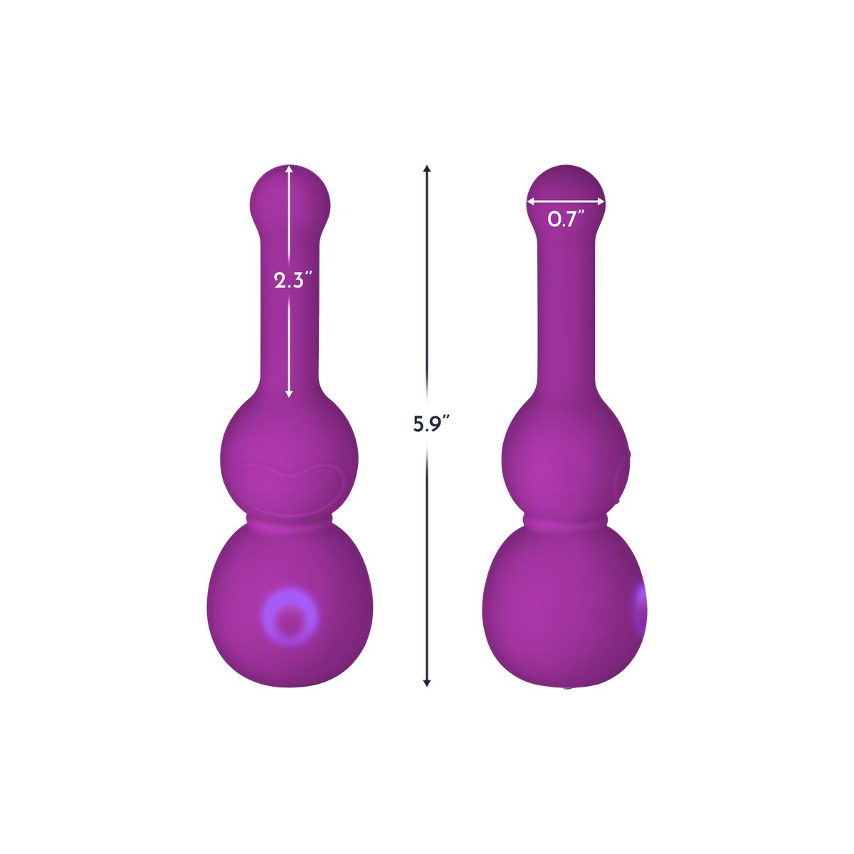 Mini Vibrador FemmeFunn Poly Morado