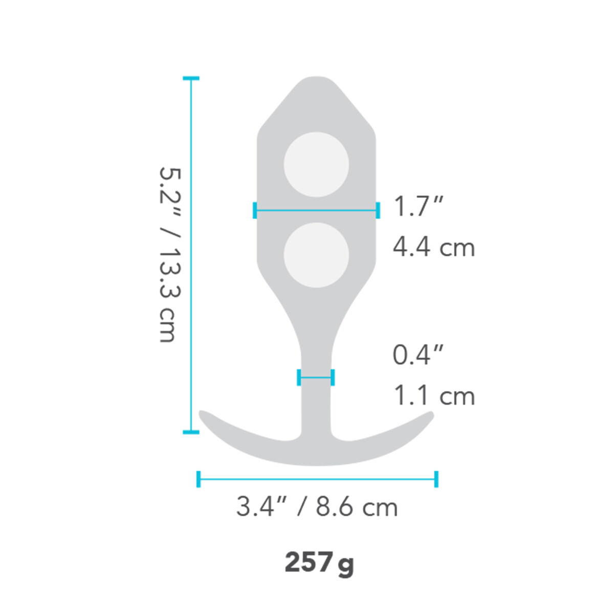 Plug Anal B-Vibe 96779 Negro