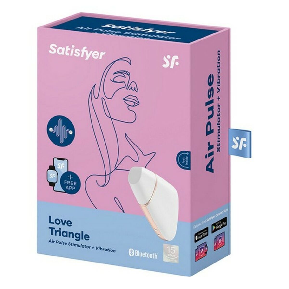 Succionador de Clítoris Satisfyer Love triangle Blanco