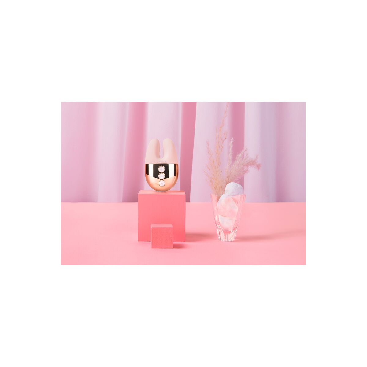 Vibrador Le Wand Double Vibe Dorado Rosa Dorado