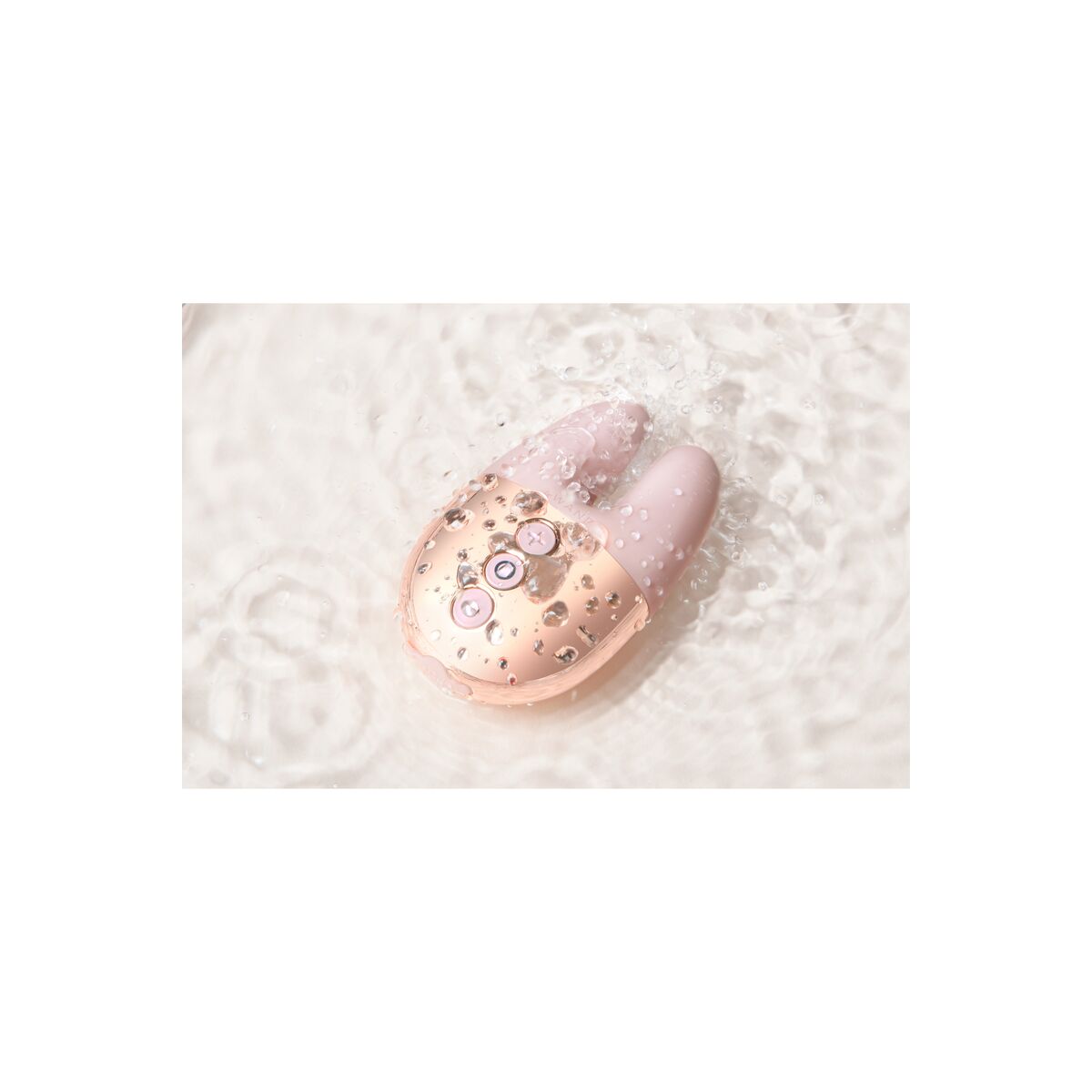 Vibrador Le Wand Double Vibe Dorado Rosa Dorado