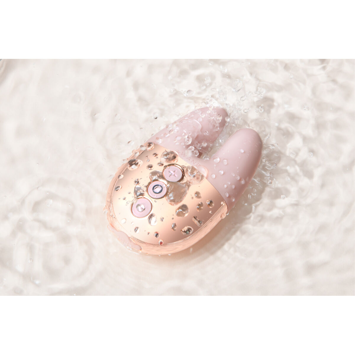 Vibrador Le Wand Double Vibe Dorado Rosa Dorado