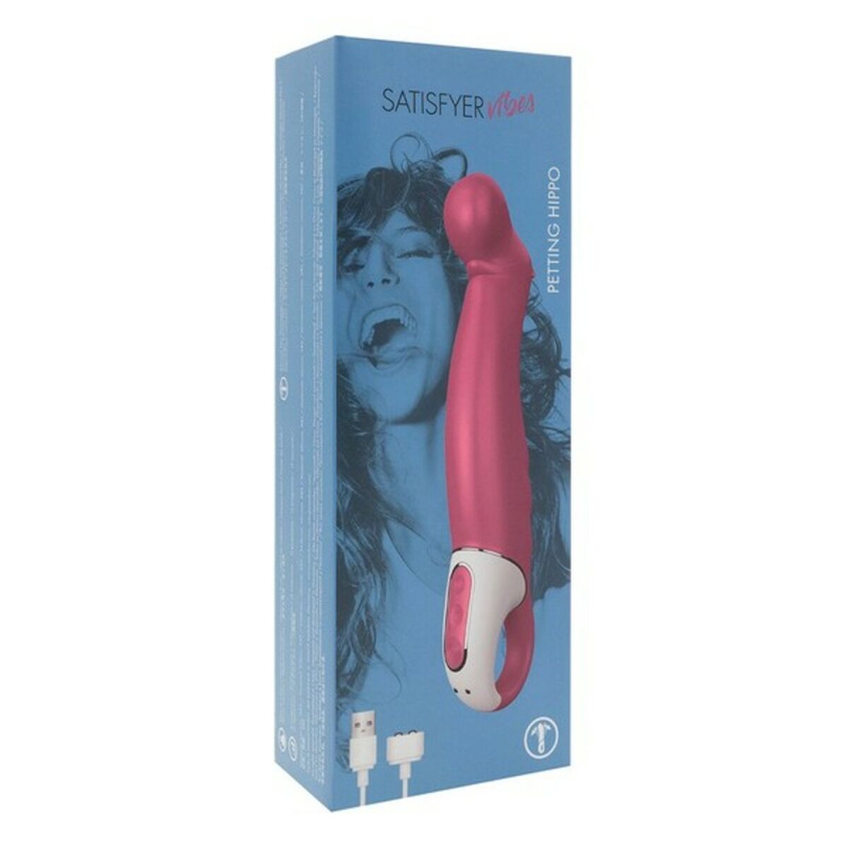 Vibrador Punto G Satisfyer Vibes Petting Hippo Rojo
