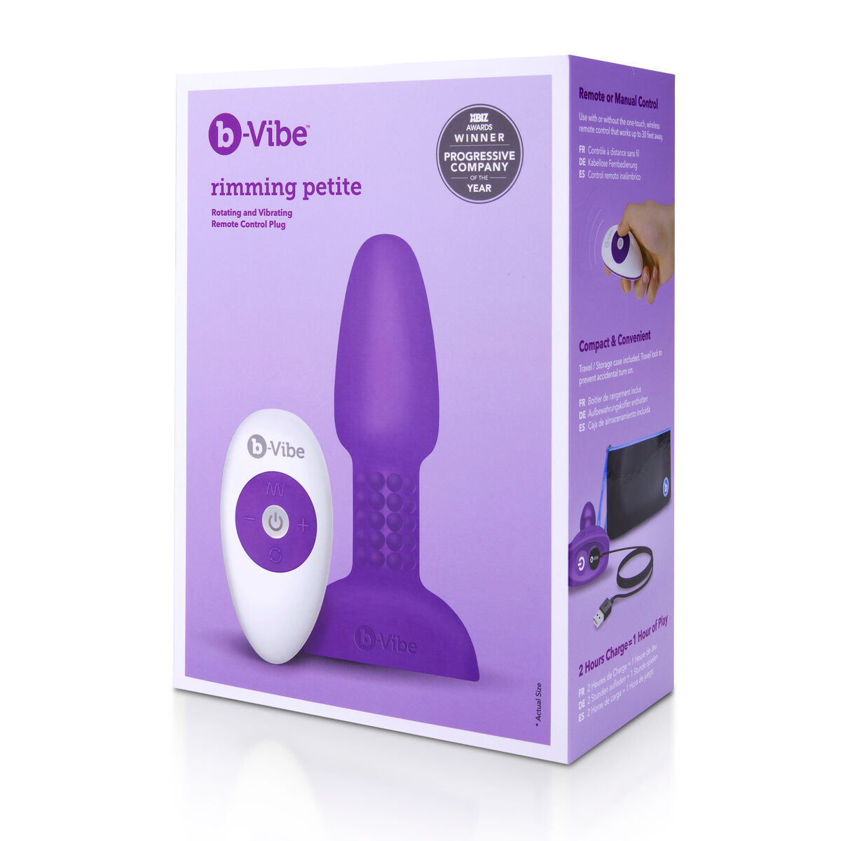 Plug Anal B-Vibe 93044 Morado