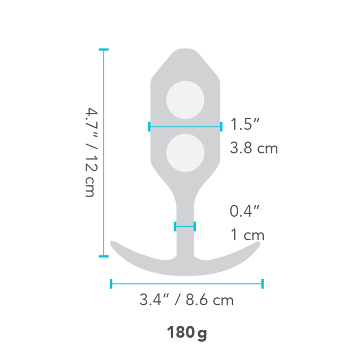 Plug Anal B-Vibe 96755 Azul