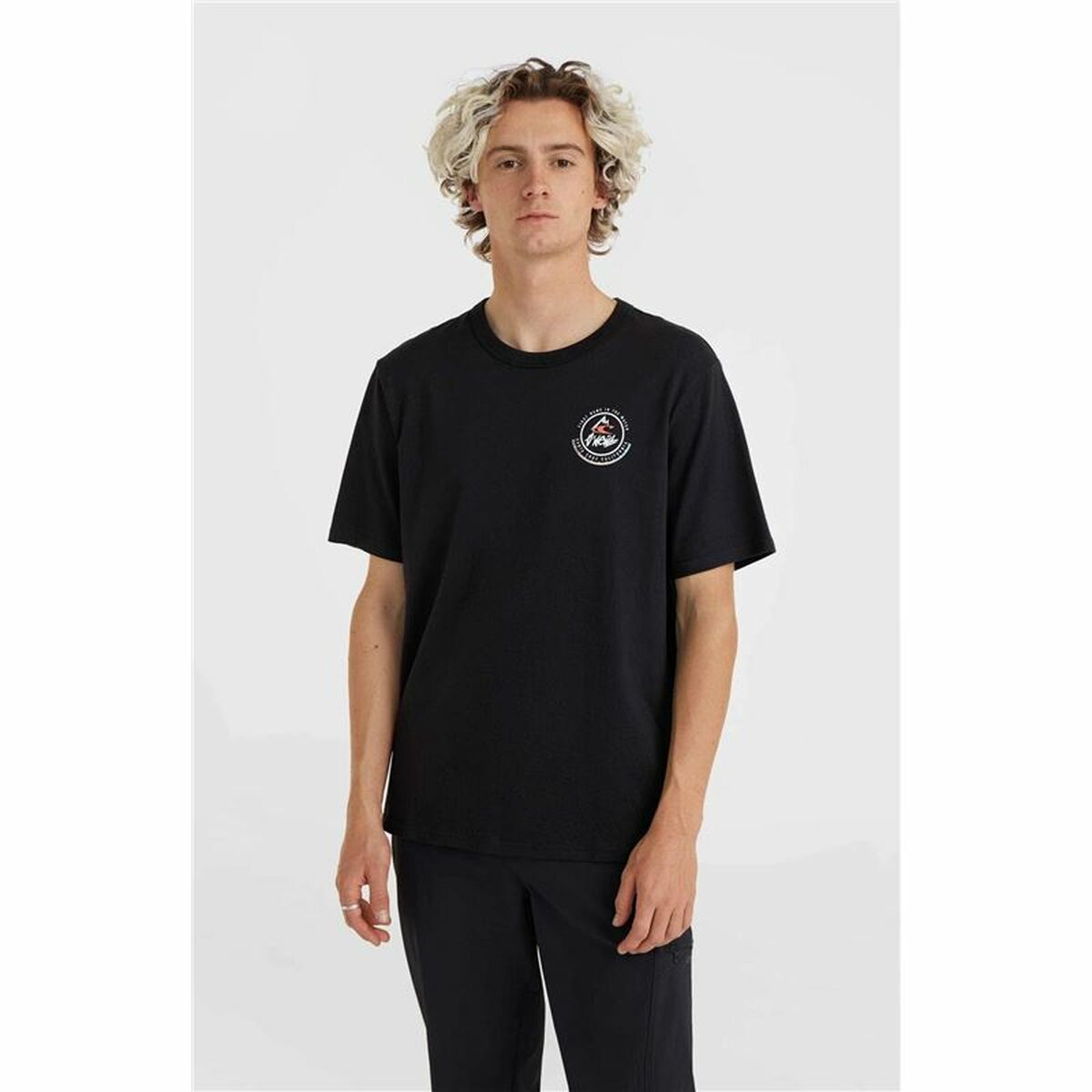 Camiseta de Manga Corta Hombre O'Neill Trvlr  Negro