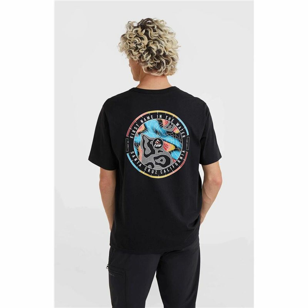 Camiseta de Manga Corta Hombre O'Neill Trvlr  Negro