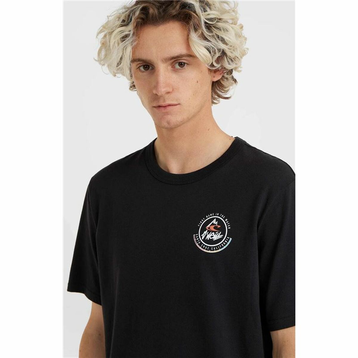Camiseta de Manga Corta Hombre O'Neill Trvlr  Negro