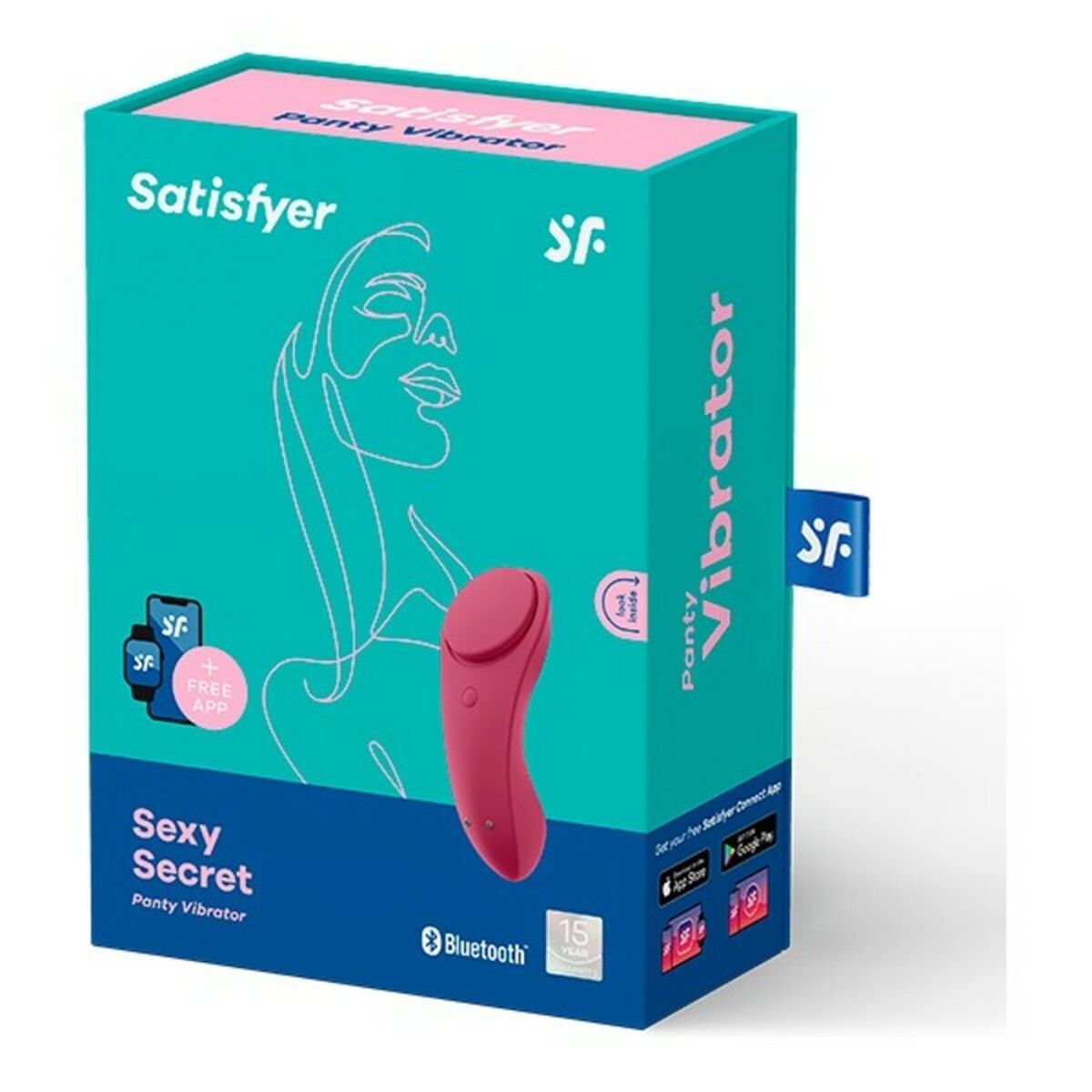 Vibrador para Parejas Satisfyer Sexy Secret Panty Rojo