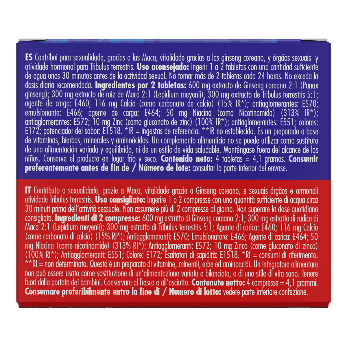 Pastillas para Libido Hombres