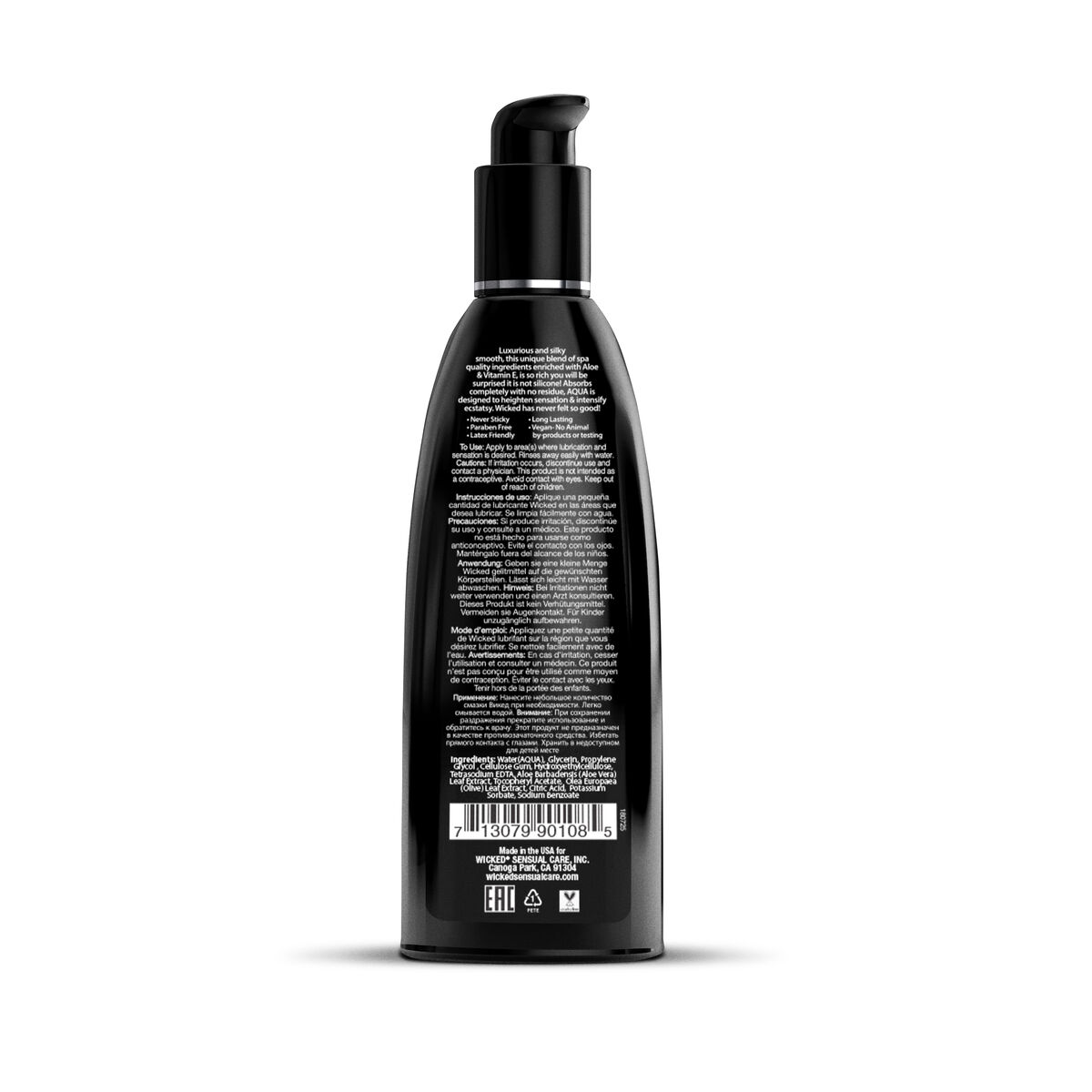 Lubricante Con Base de Agua Wicked