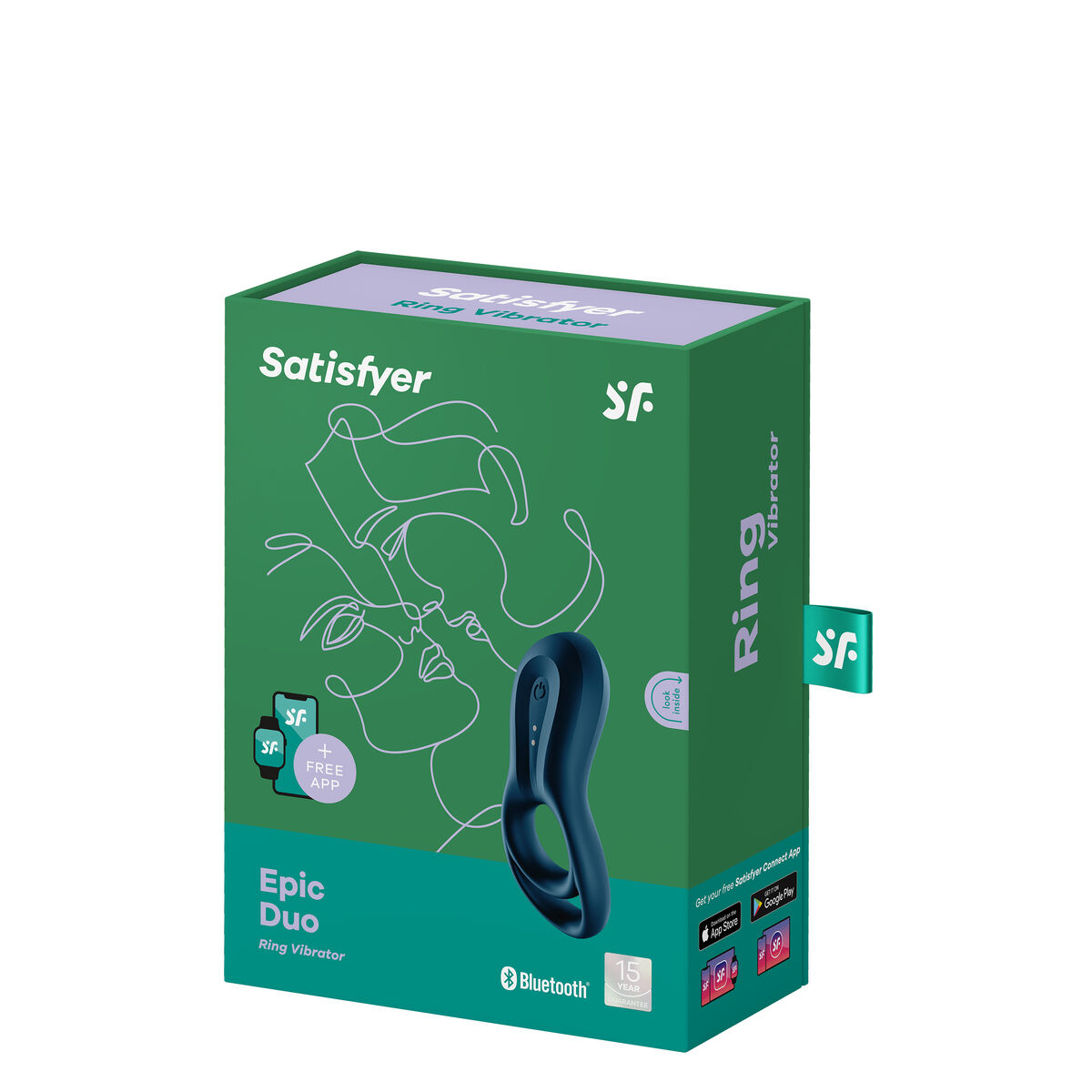 Anillo para el Pene Satisfyer Epic Duo Azul