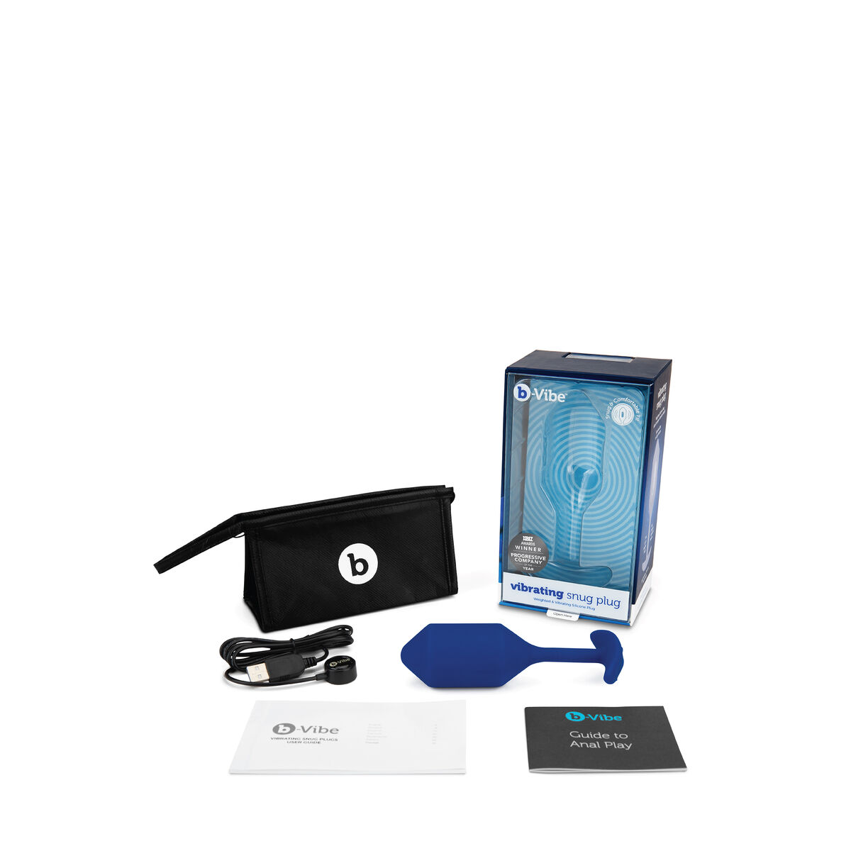 Plug Anal B-Vibe Vibrating Azul