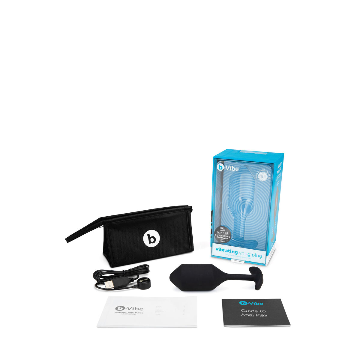Plug Anal B-Vibe Vibrating Negro