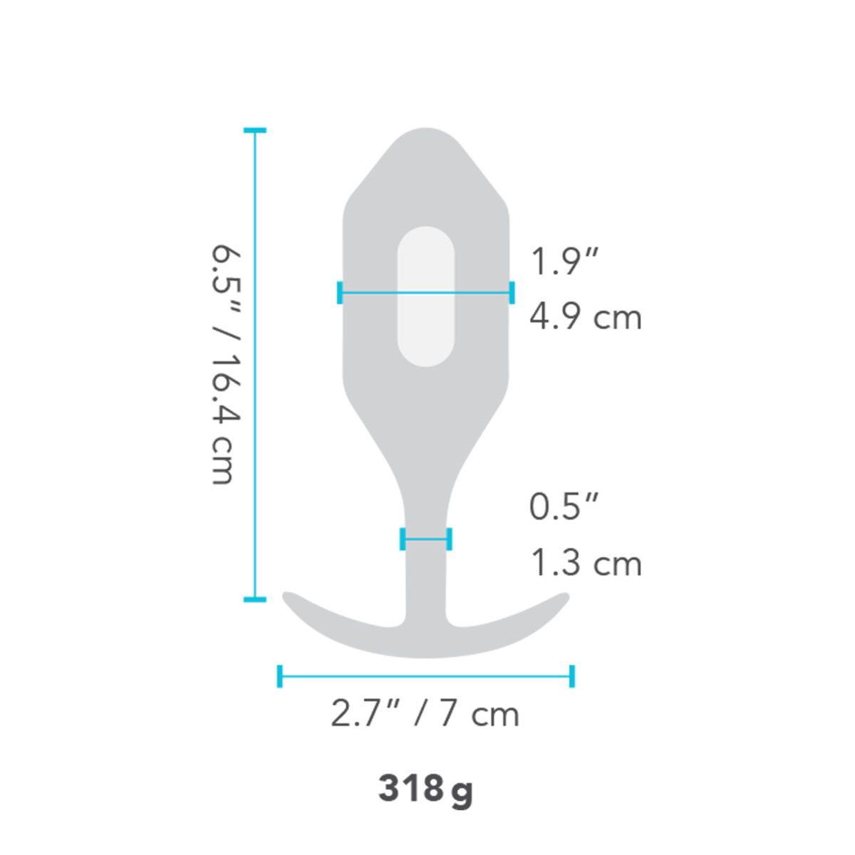 Plug Anal B-Vibe Vibrating XXL Black