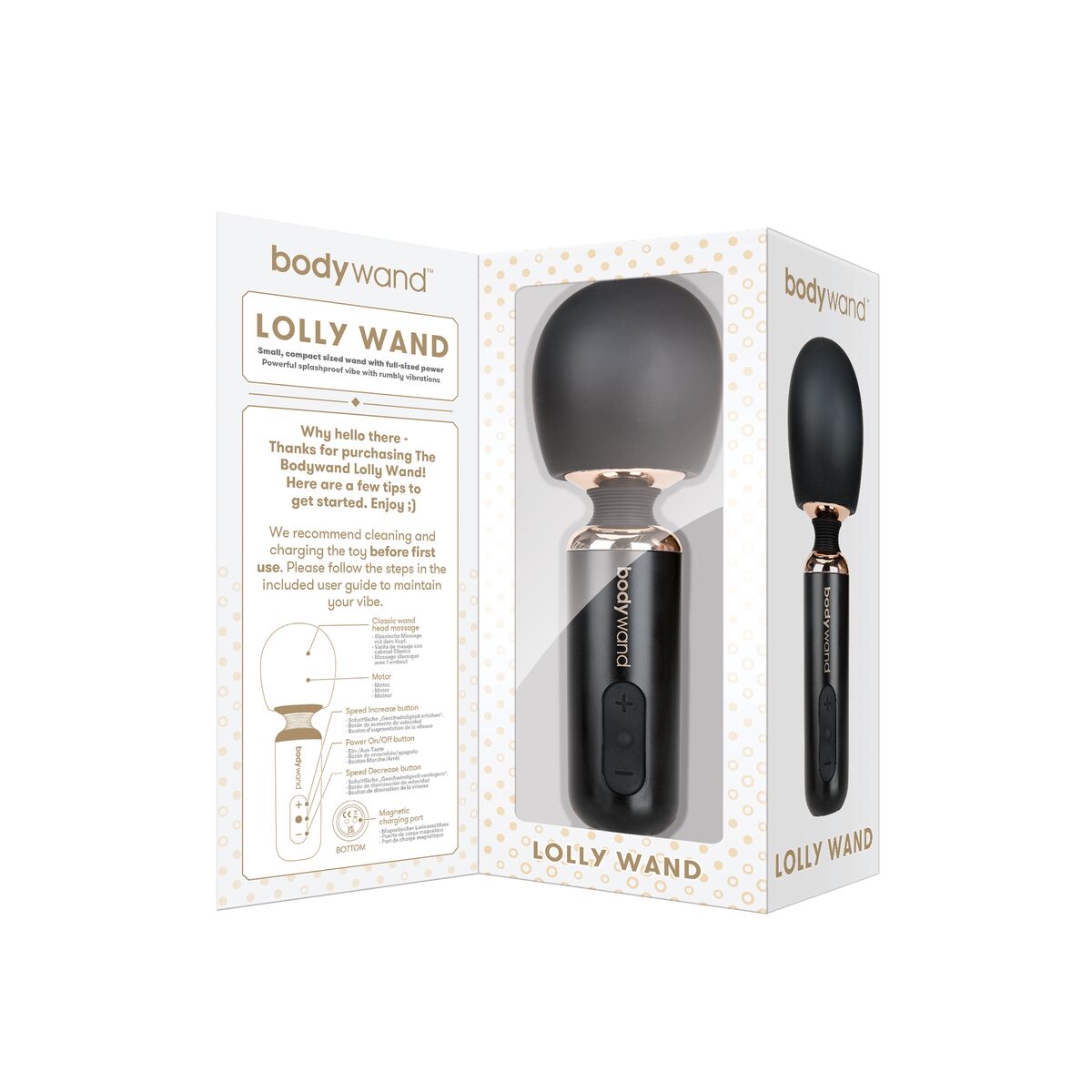 Vibrador Bodywand Negro