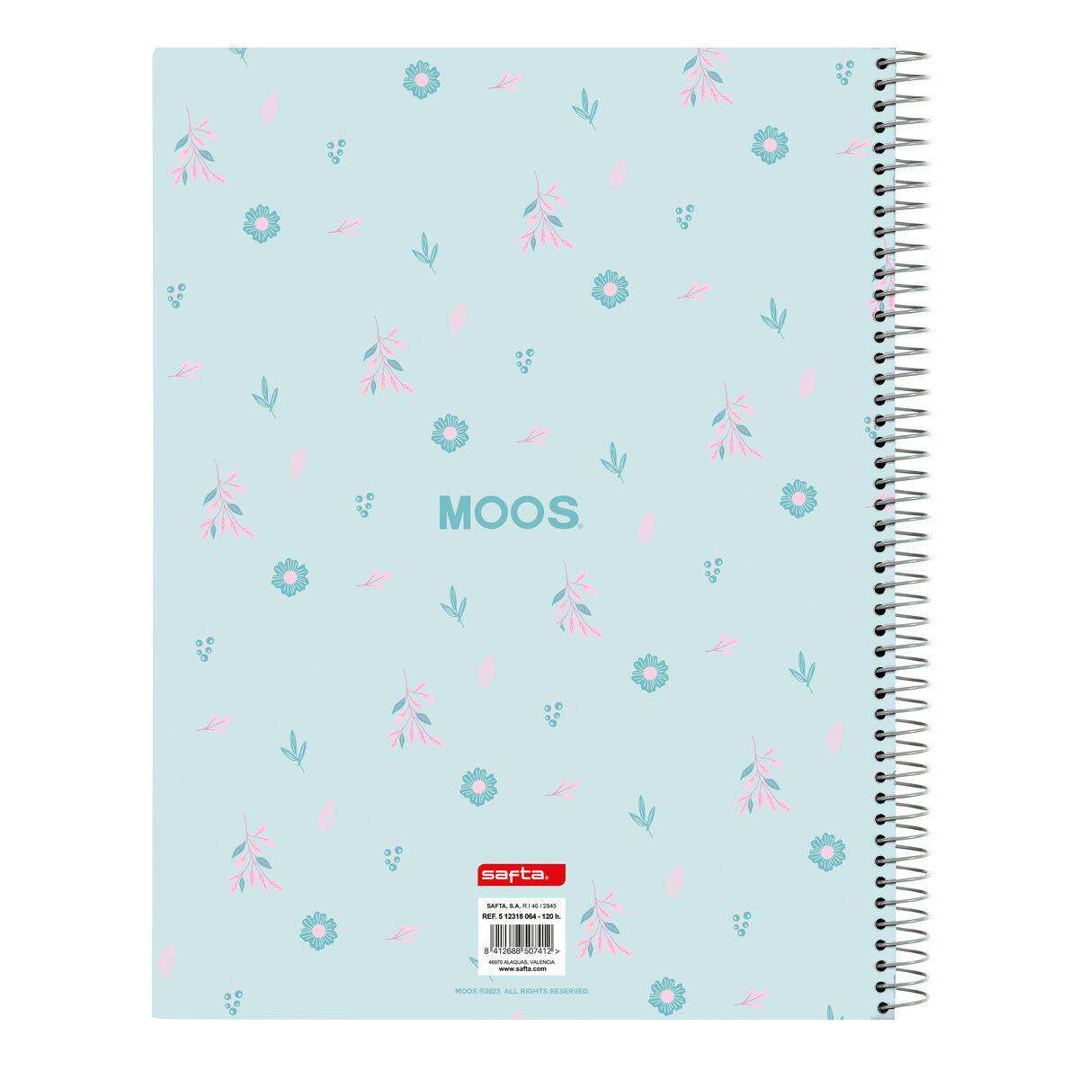 Libreta de Anillas Safta Turquesa