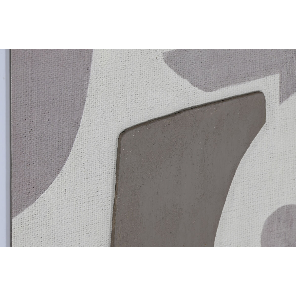 Lienzo Home ESPRIT Beige Gris Abstracto Moderno 40 x 3 x 50 cm (2 Unidades)
