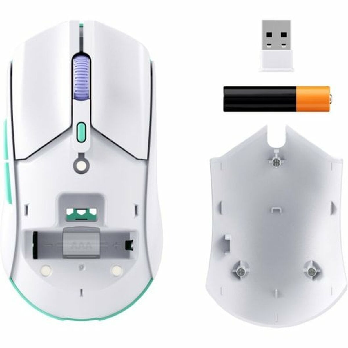 Ratón Gaming HyperX 8R2E7AA Blanco