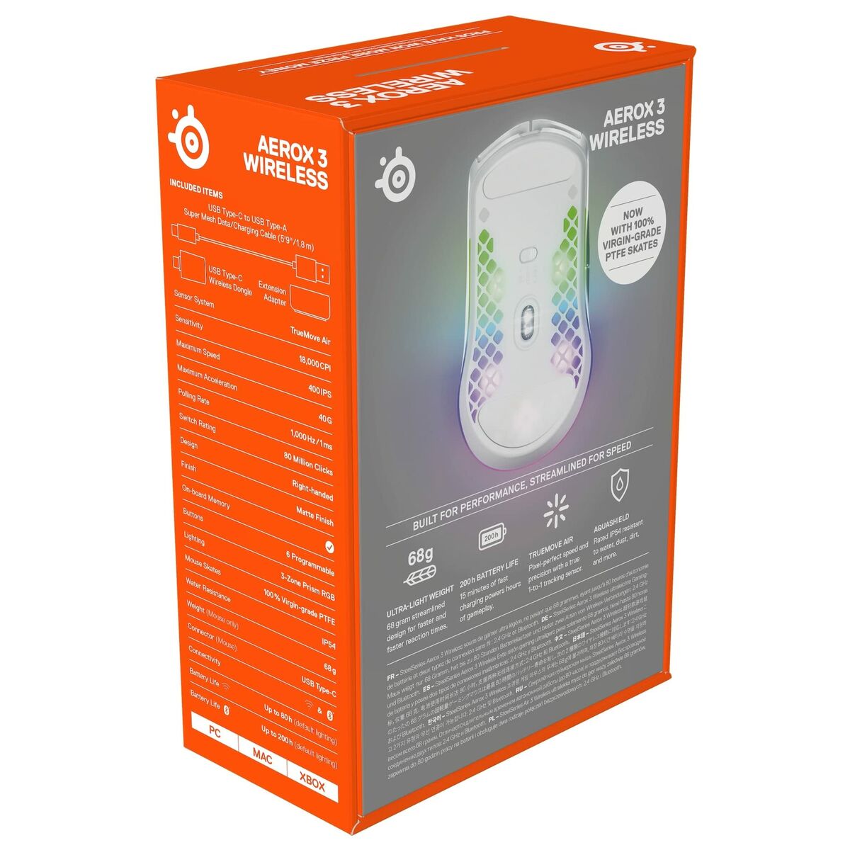 Ratón Gaming SteelSeries Aerox 3 Wireless