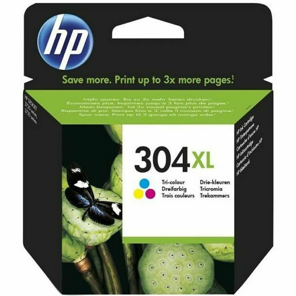 Cartucho de Tinta Original HP 304XL Tricolor