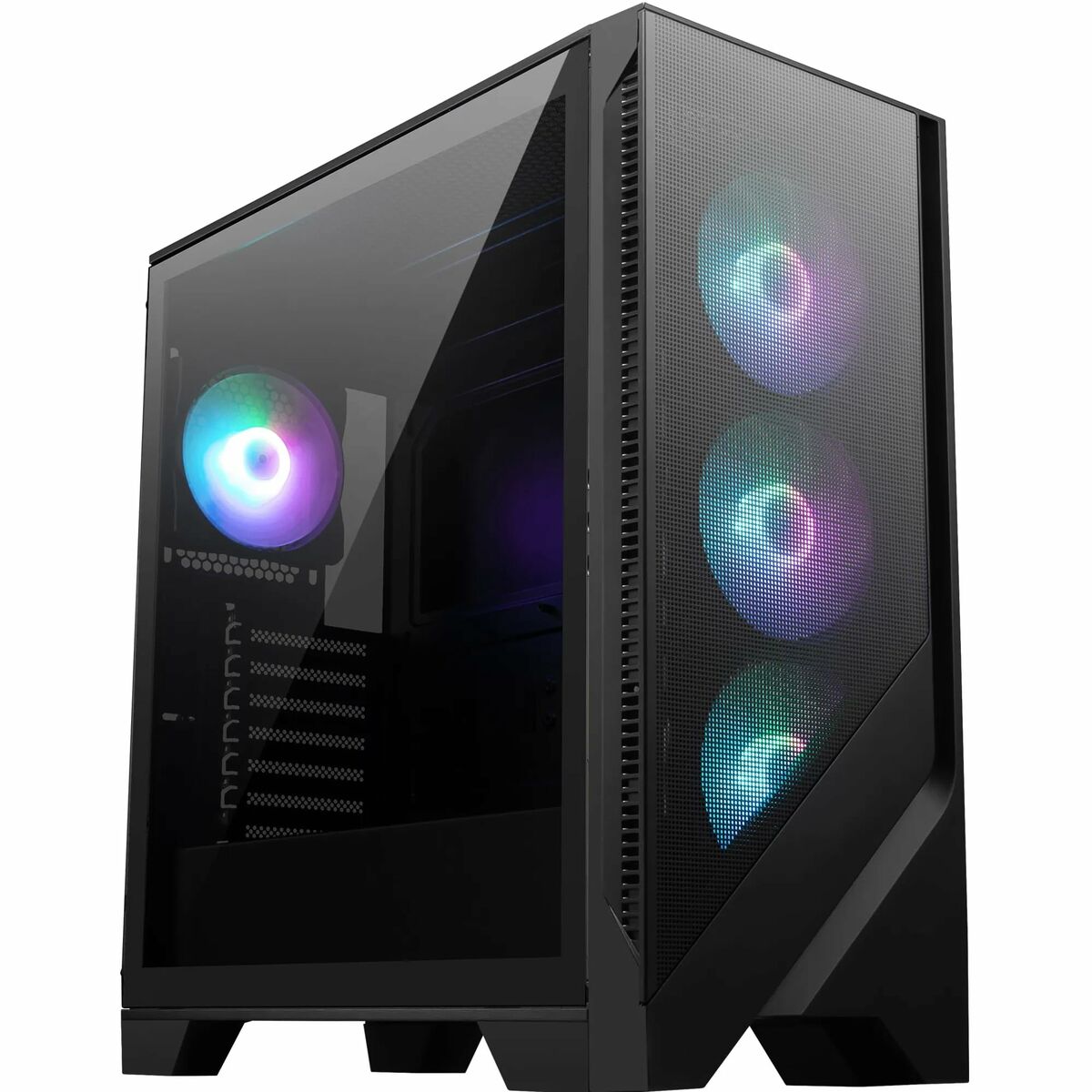 Caja Semitorre ATX MSI MAG FORGE 320R AIRFLOW Negro Transparente
