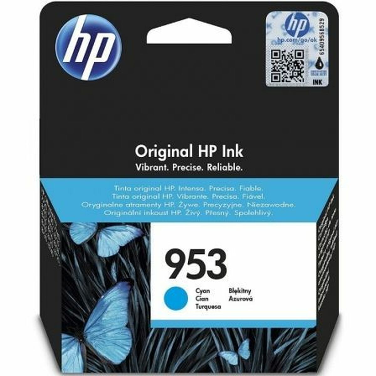 Cartucho de Tinta Original HP F6U12AE Cian