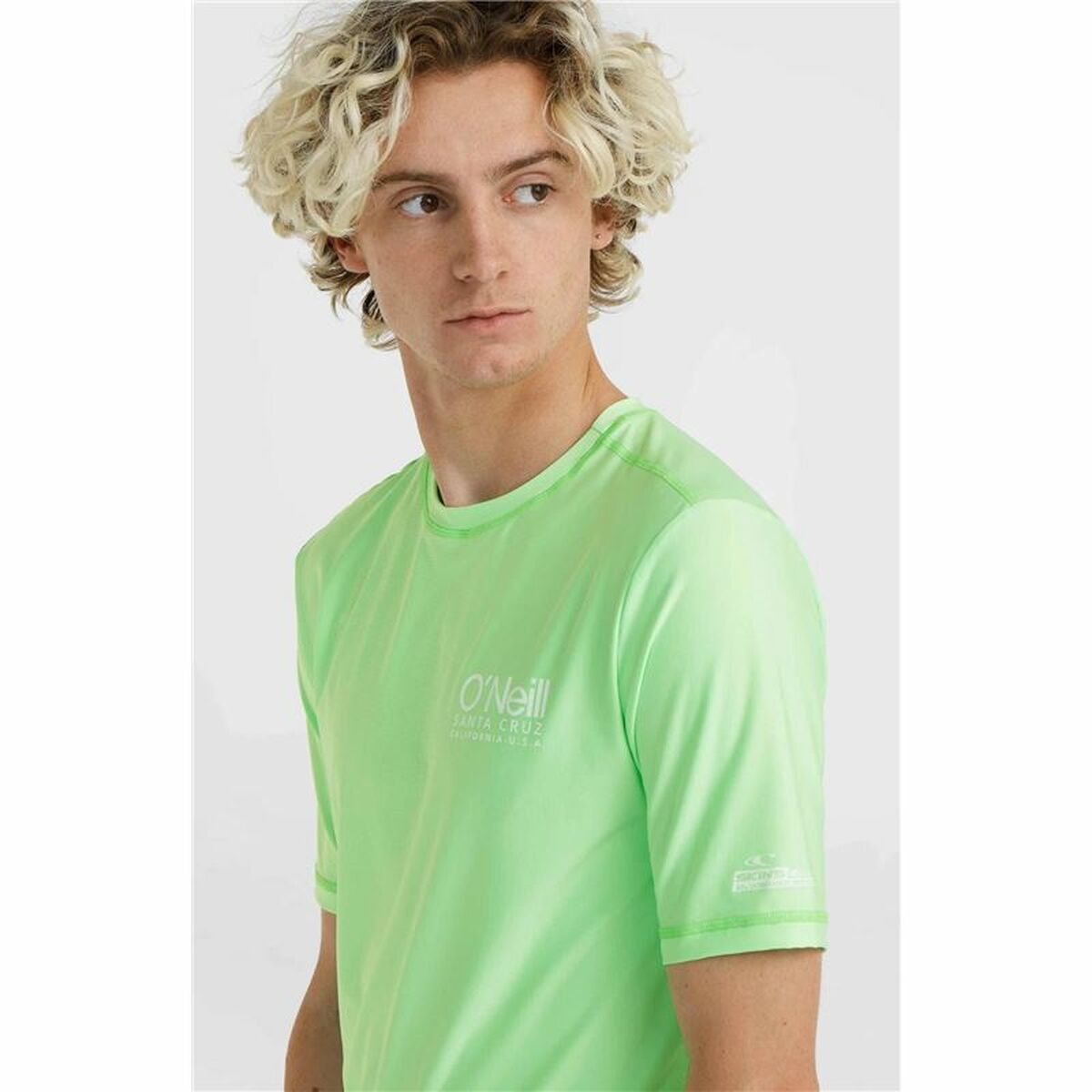 Camiseta Deportiva de Manga Corta O'Neill Cali S/Slv  Verde Claro
