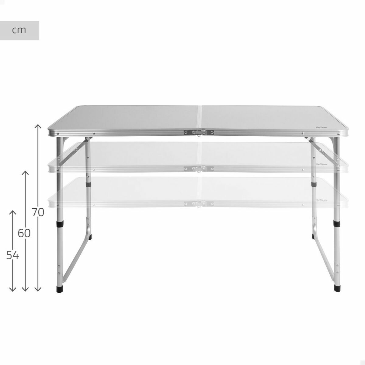 Mesa Plegable Aktive 120 x 70 x 60 cm
