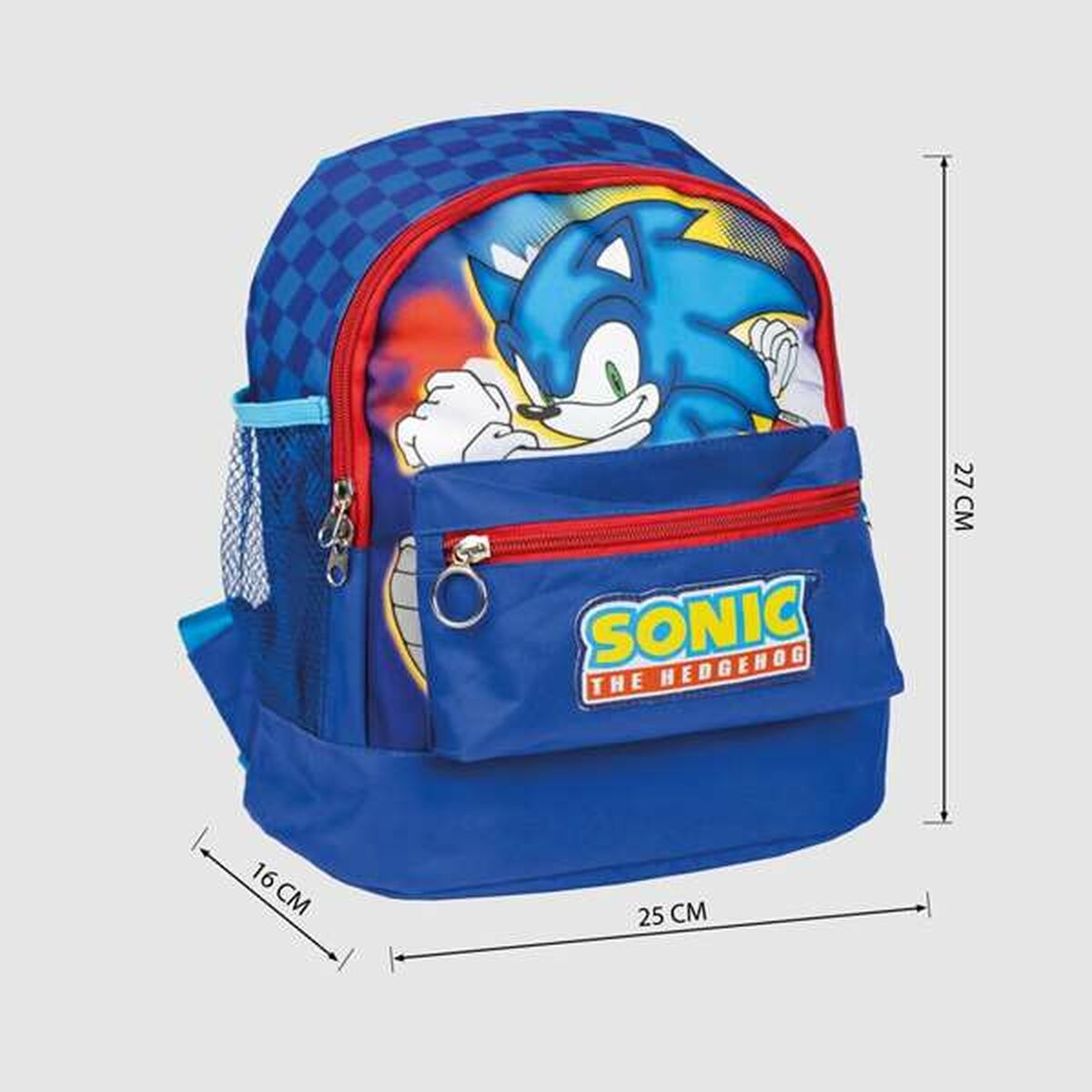 Mochila de Senderismo Sonic 25 x 27 x 16 cm Infantil