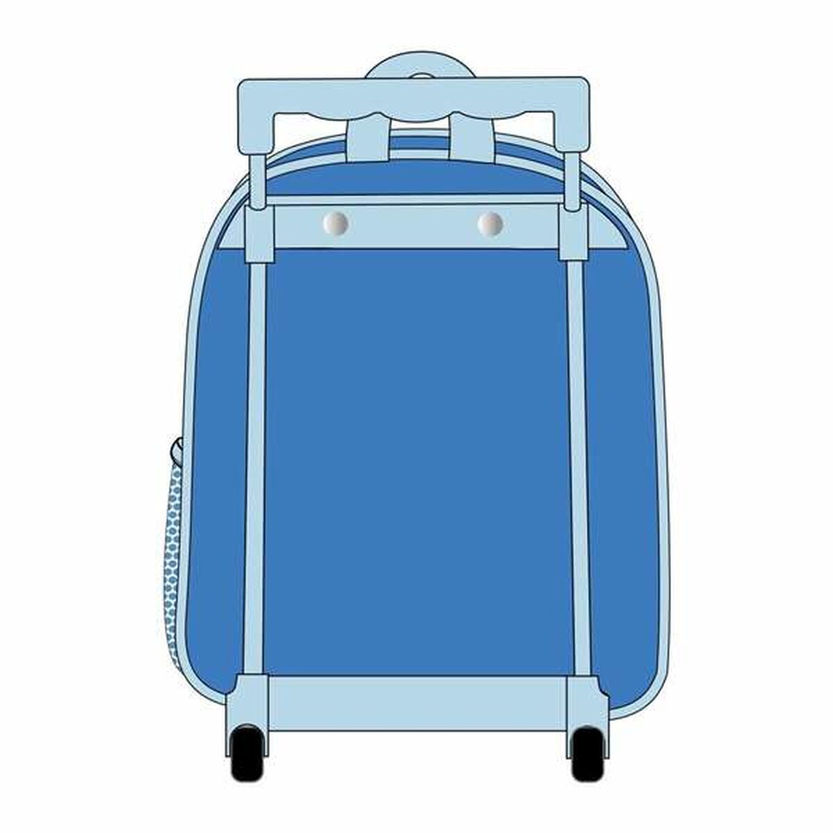 Mochila Escolar 3D con Ruedas Stitch