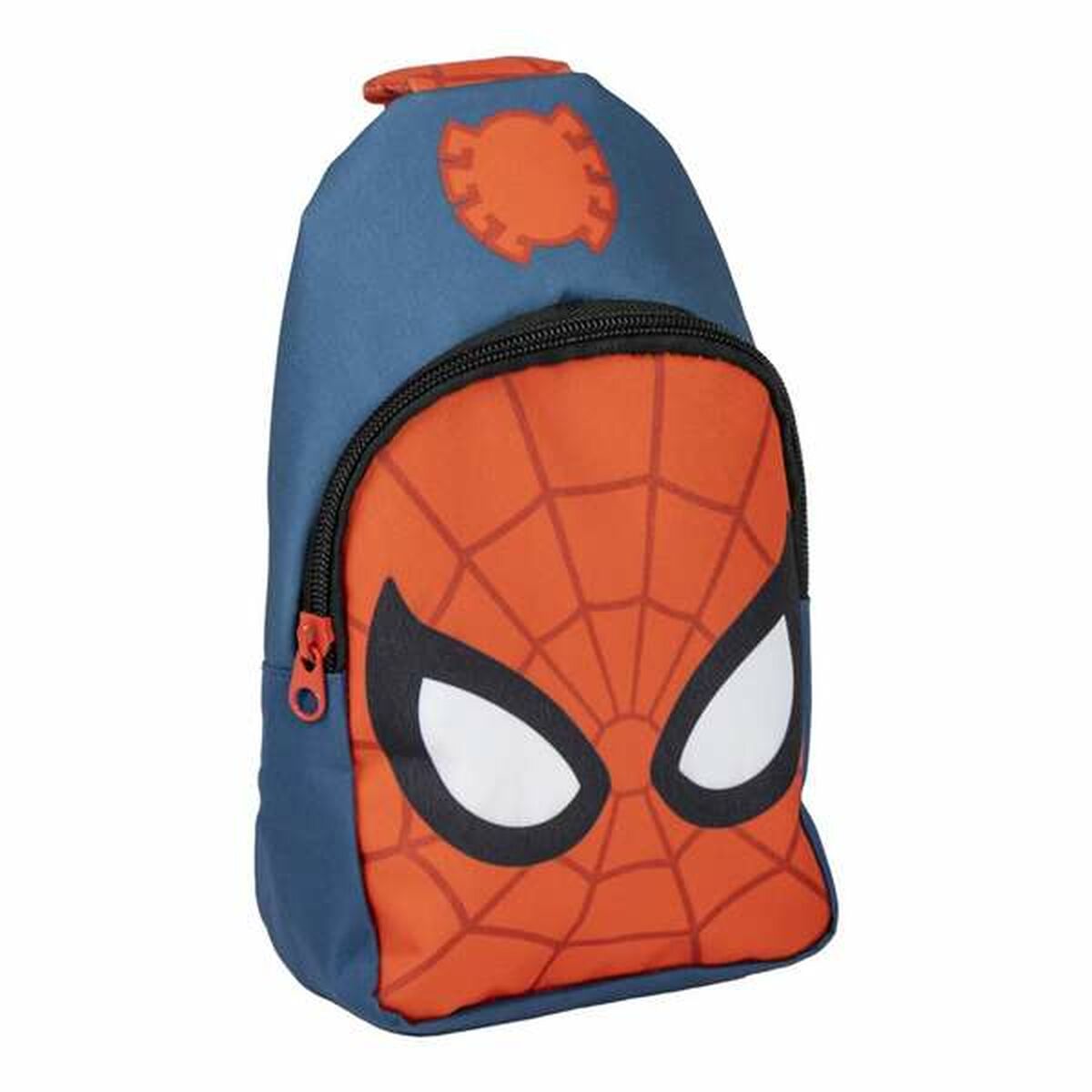 Mochila Infantil Spider-Man Azul Bandolera