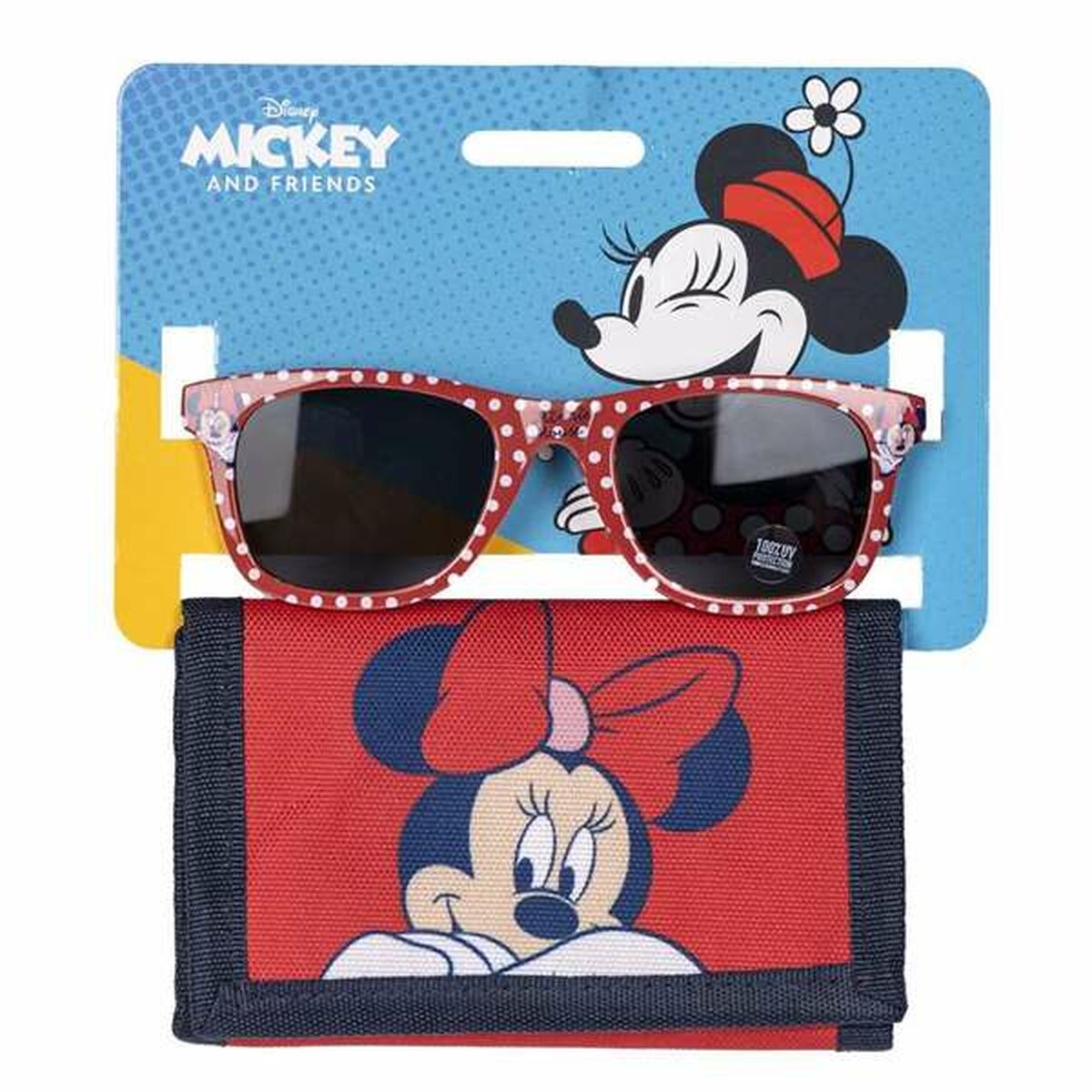 Set de Gafas de Sol y Cartera Minnie Mouse 2 Piezas
