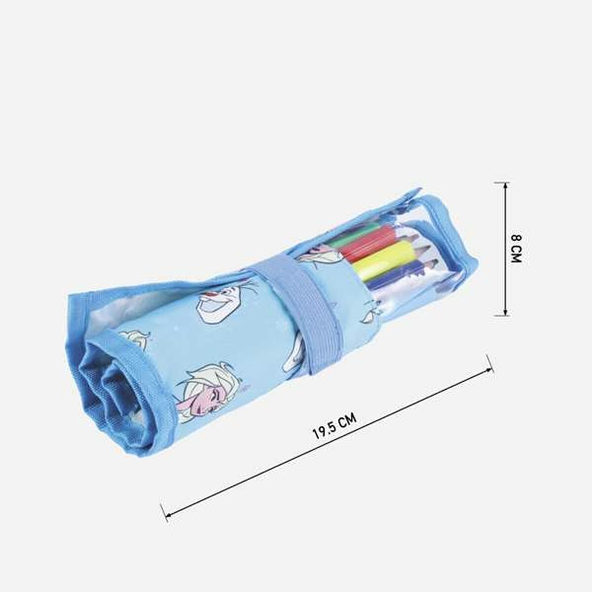 Estuche Escolar con Accesorios Frozen (22 pcs)