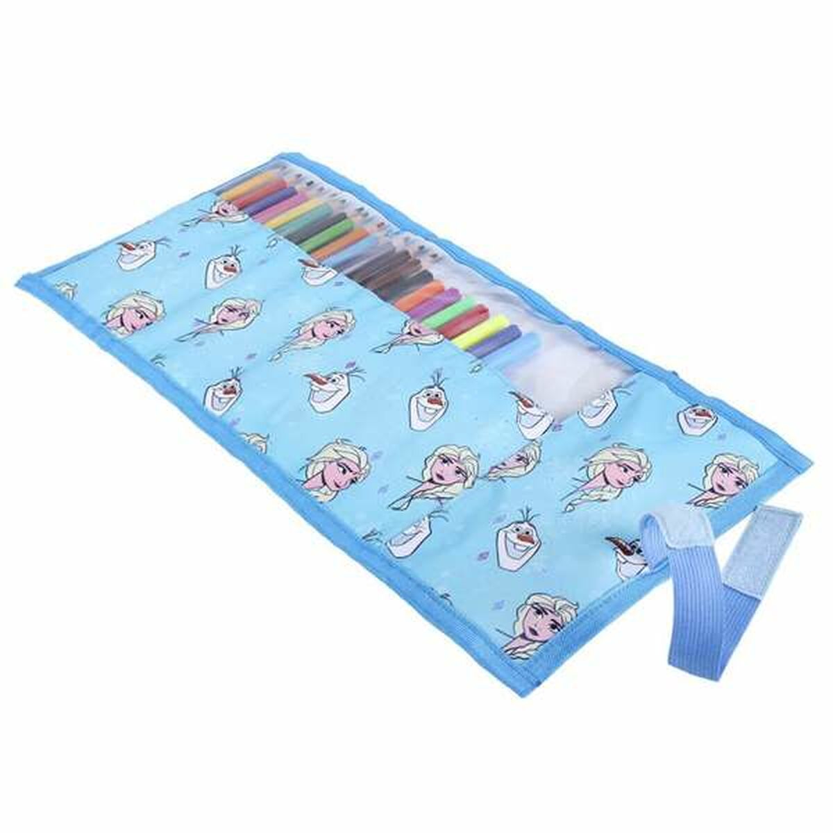 Estuche Escolar con Accesorios Frozen (22 pcs)