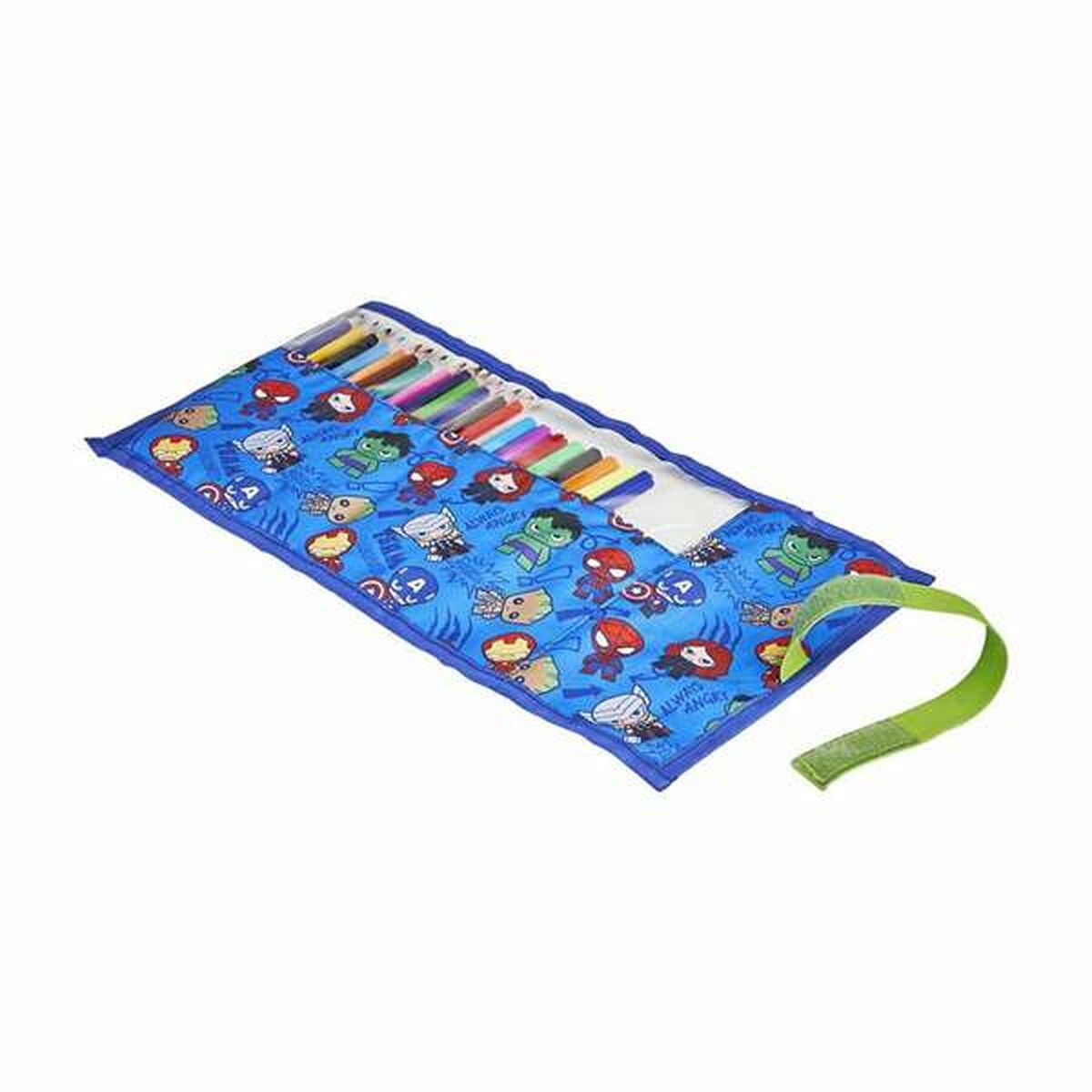 Estuche Escolar con Accesorios The Avengers (22 pcs)