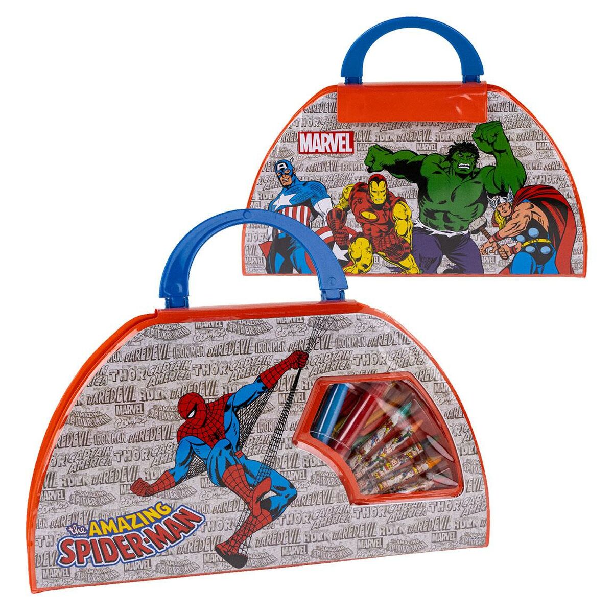 Set de Papelería Marvel 50 Piezas