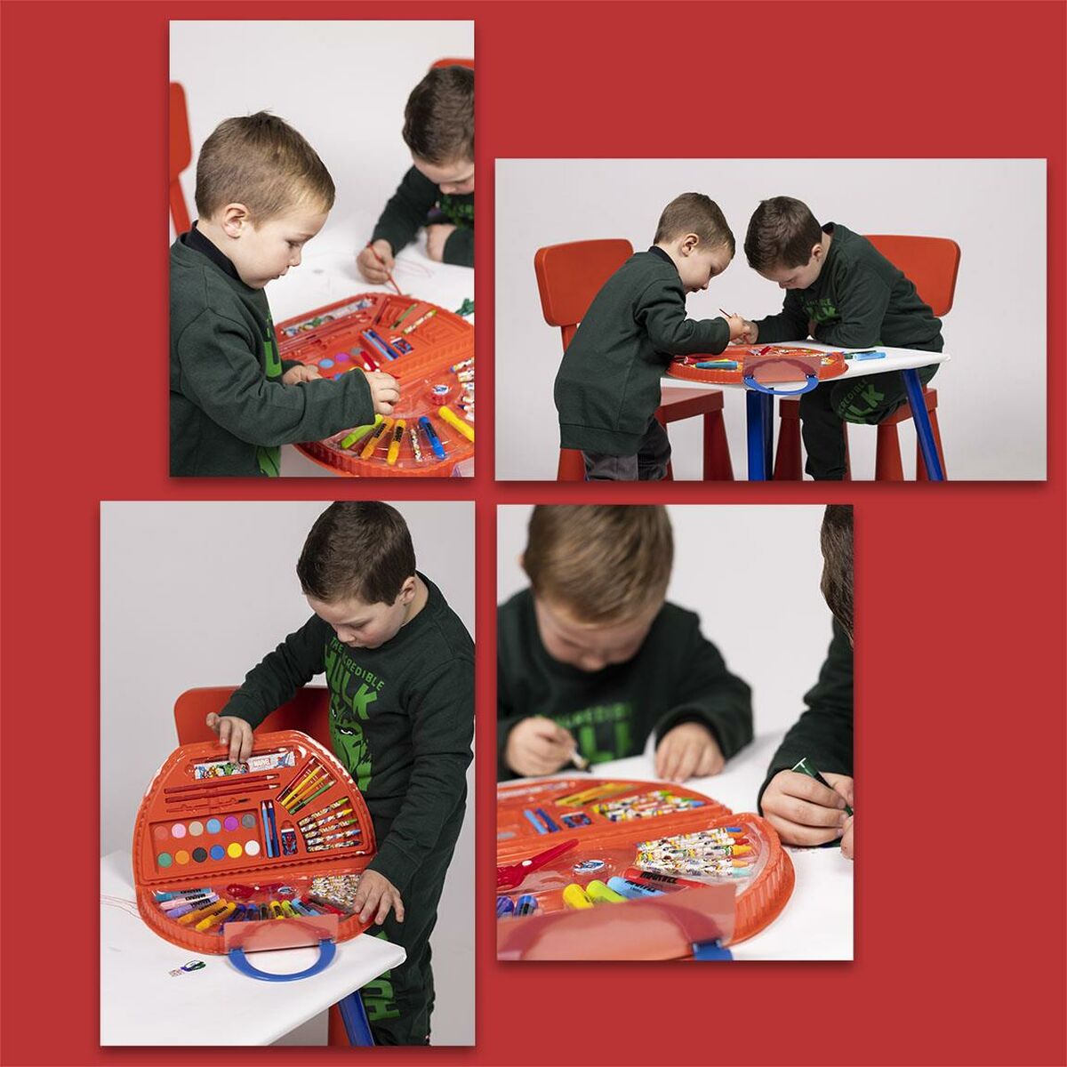 Set de Papelería Marvel 50 Piezas