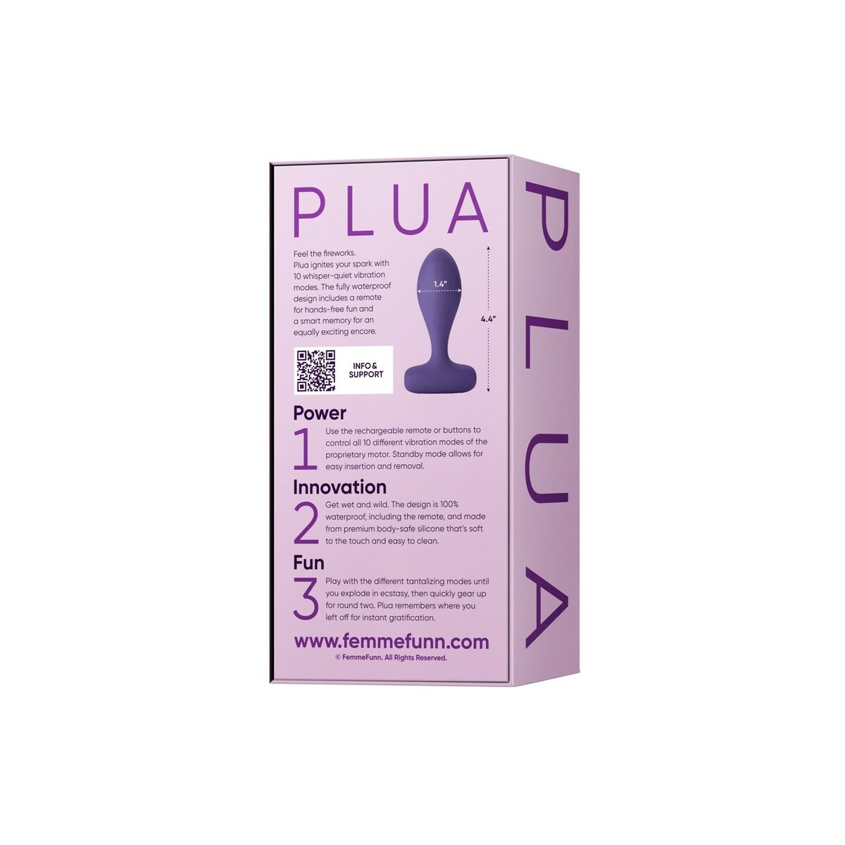Plug Anal FemmeFunn Plua Morado