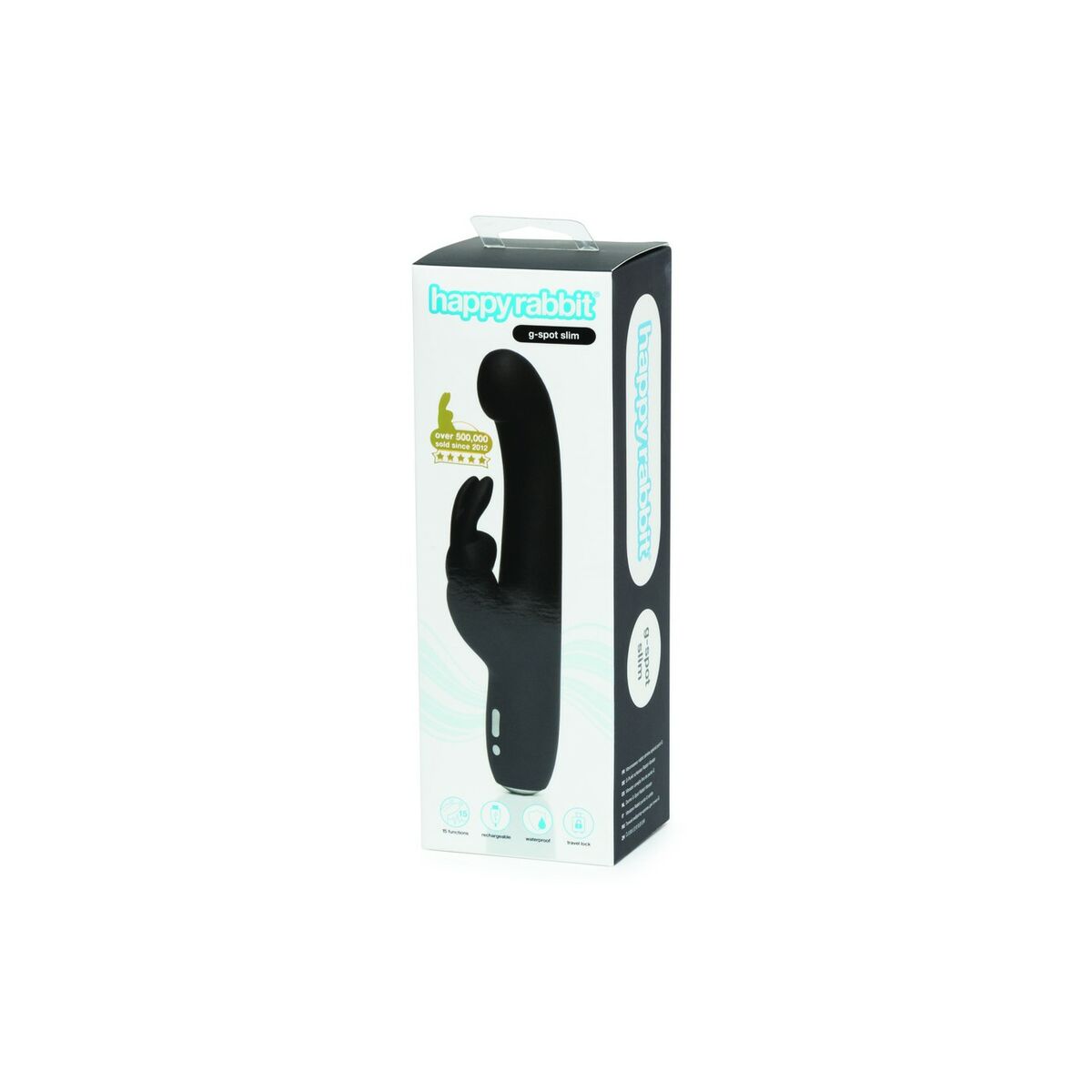 Vibrador conejito Happy Rabbit G-Spot Negro