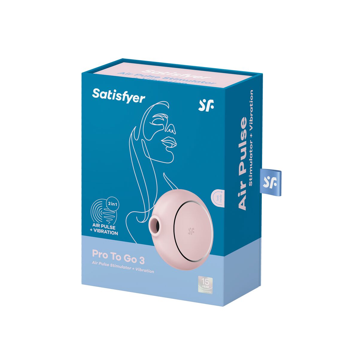 Succionador de Clítoris Satisfyer Pro to go 3 Rosa
