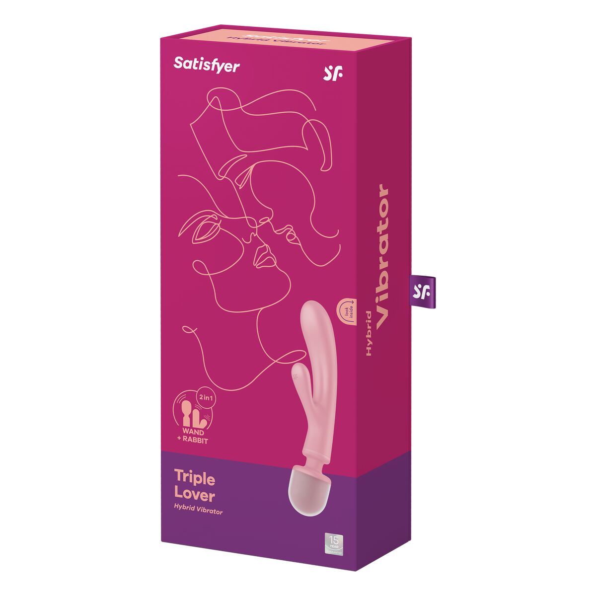 Vibrador Doble Estimulación Satisfyer Triple Lover Rosa