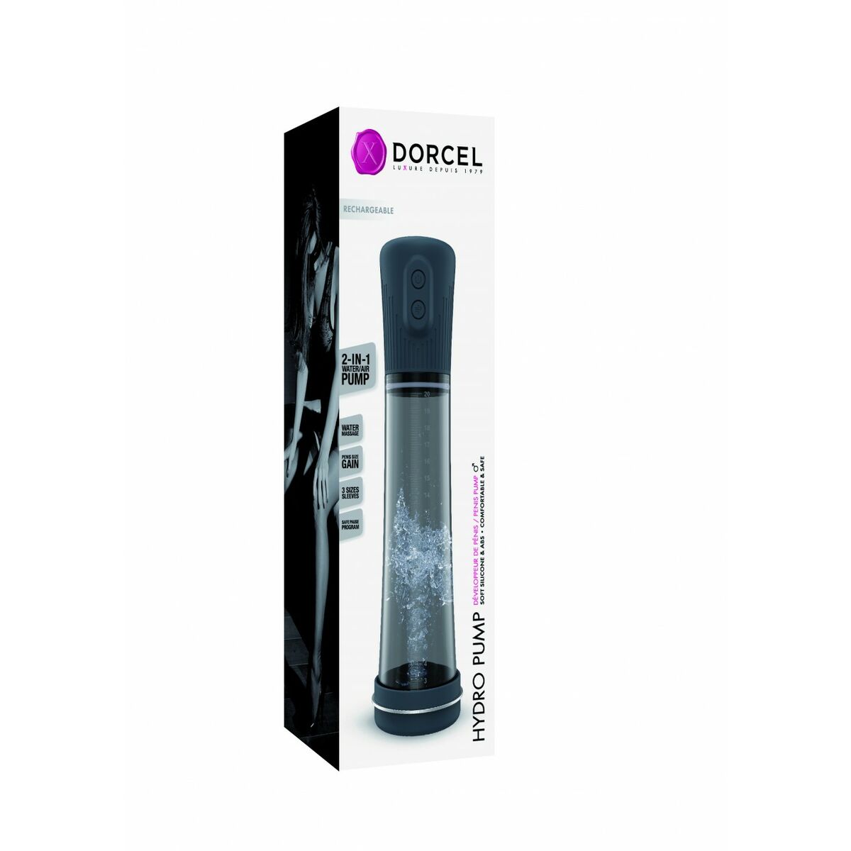 Bomba para el Pene Marc Dorcel Hydro Pump Negro