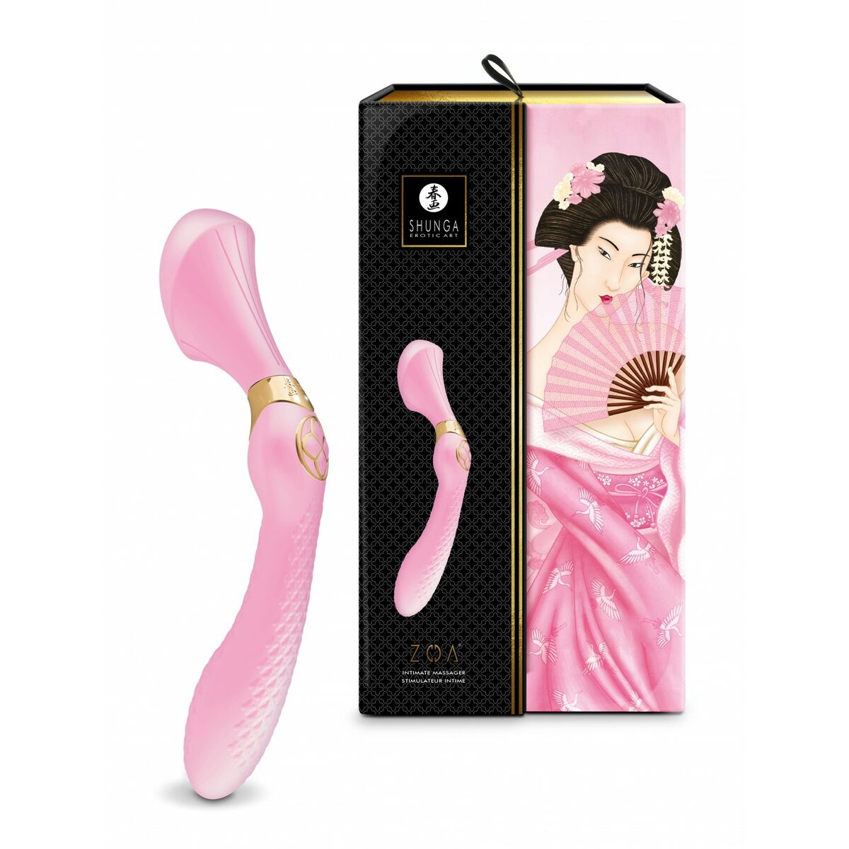 Vibrador Shunga Zoa Rosa claro