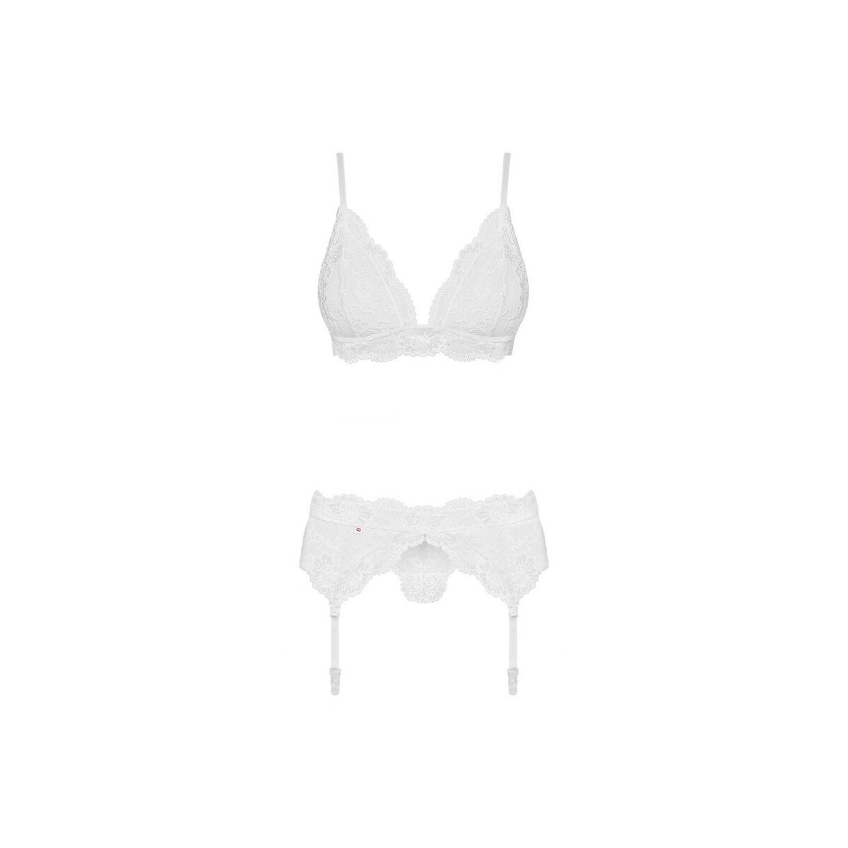 Conjunto de Lencería con Encaje Obsessive 810-SEG-2 S/M