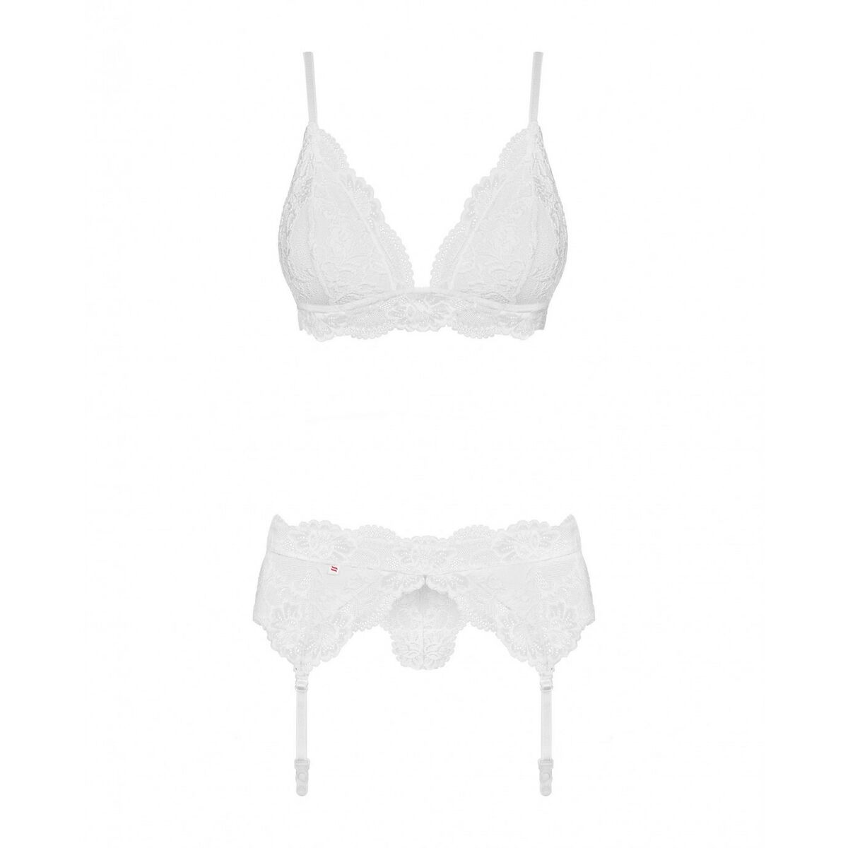 Conjunto de Lencería con Encaje Obsessive 810-SEG-2 S/M