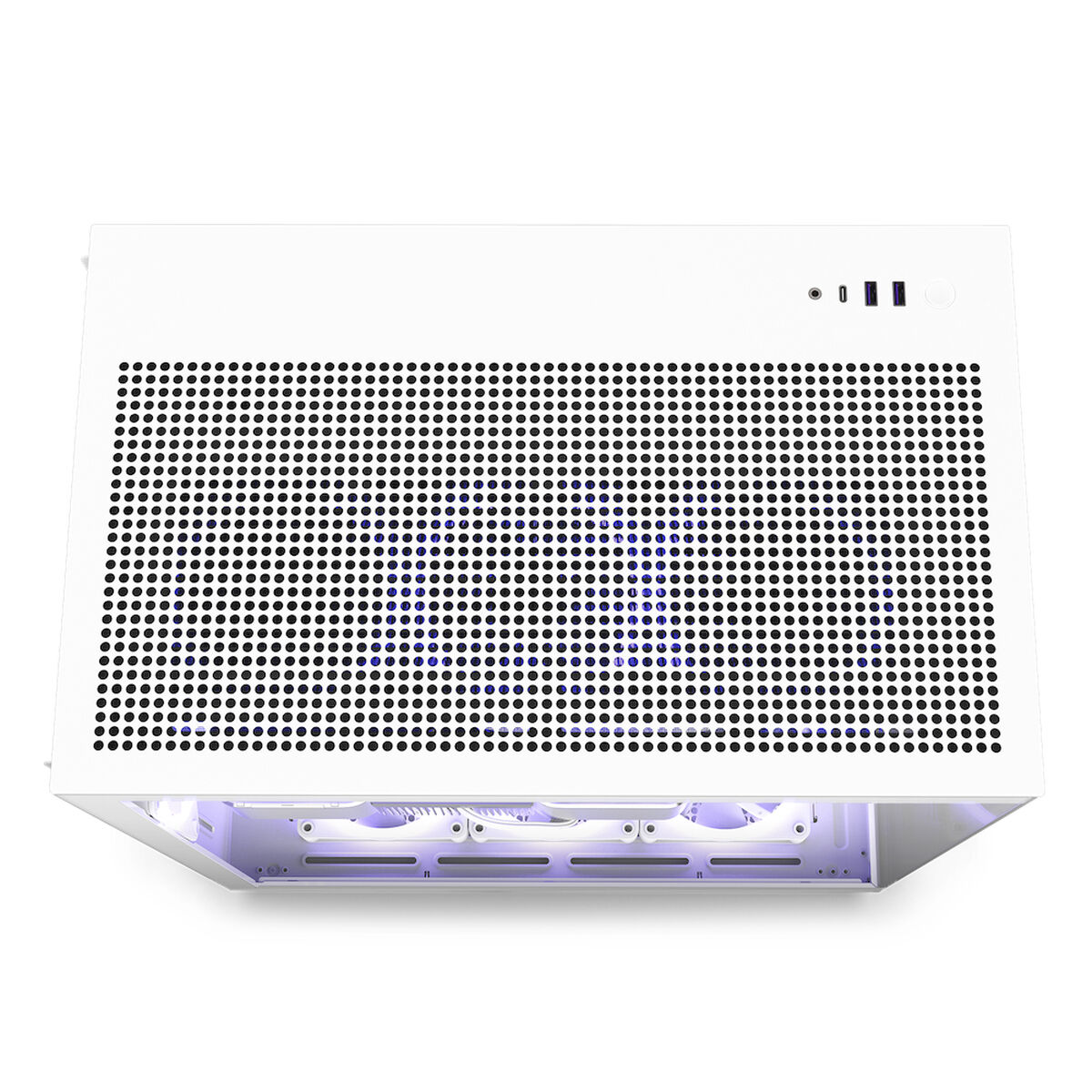 Caja Semitorre ATX NZXT H9 All Blanco