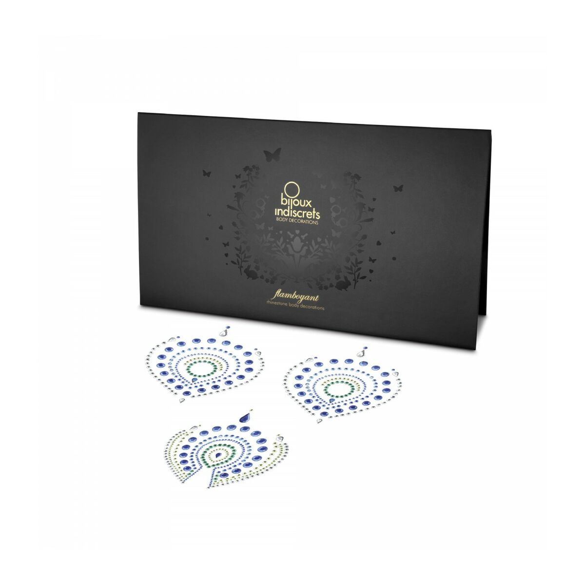 Pezoneras Azul y Verde Bijoux Indiscrets FLAMBOYANT