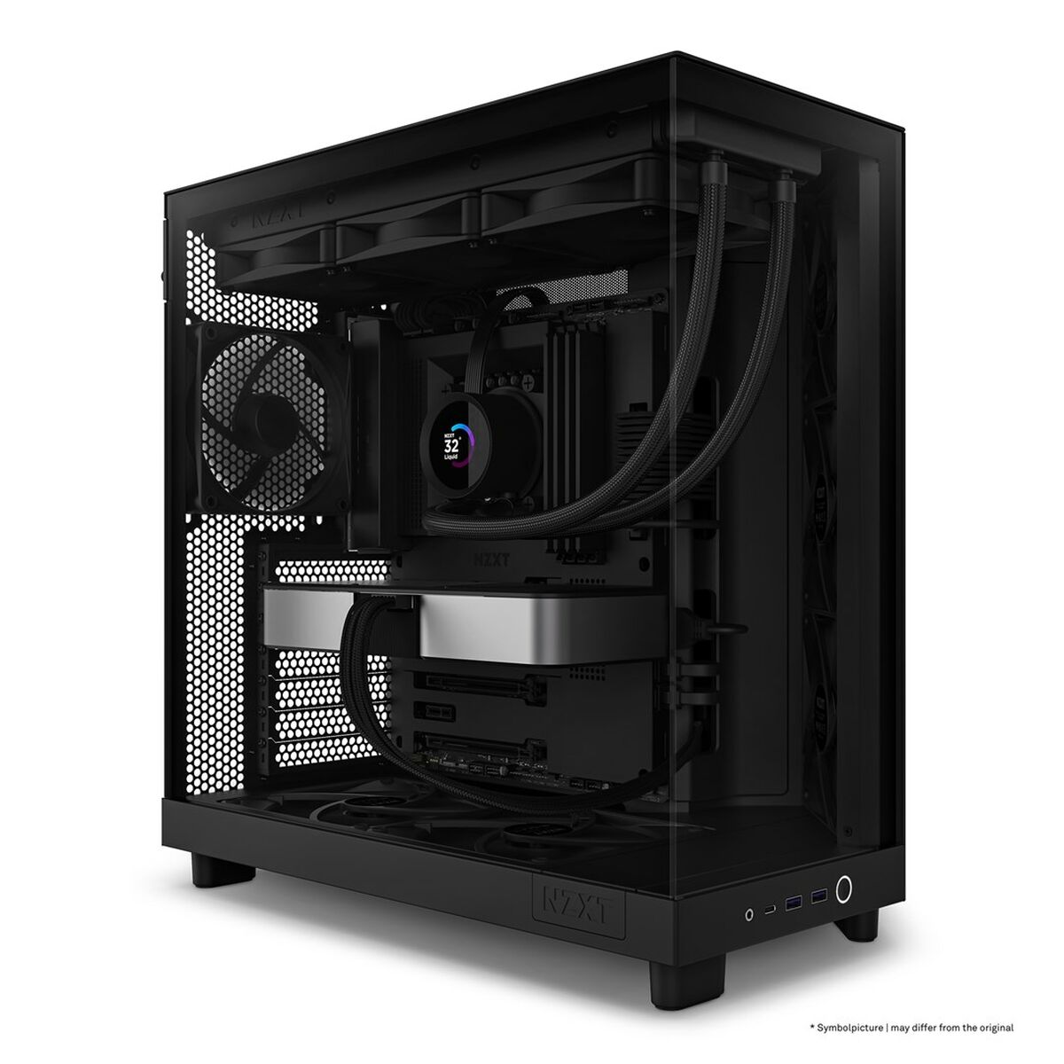Caja Semitorre ATX NZXT H6 Air Flow Negro