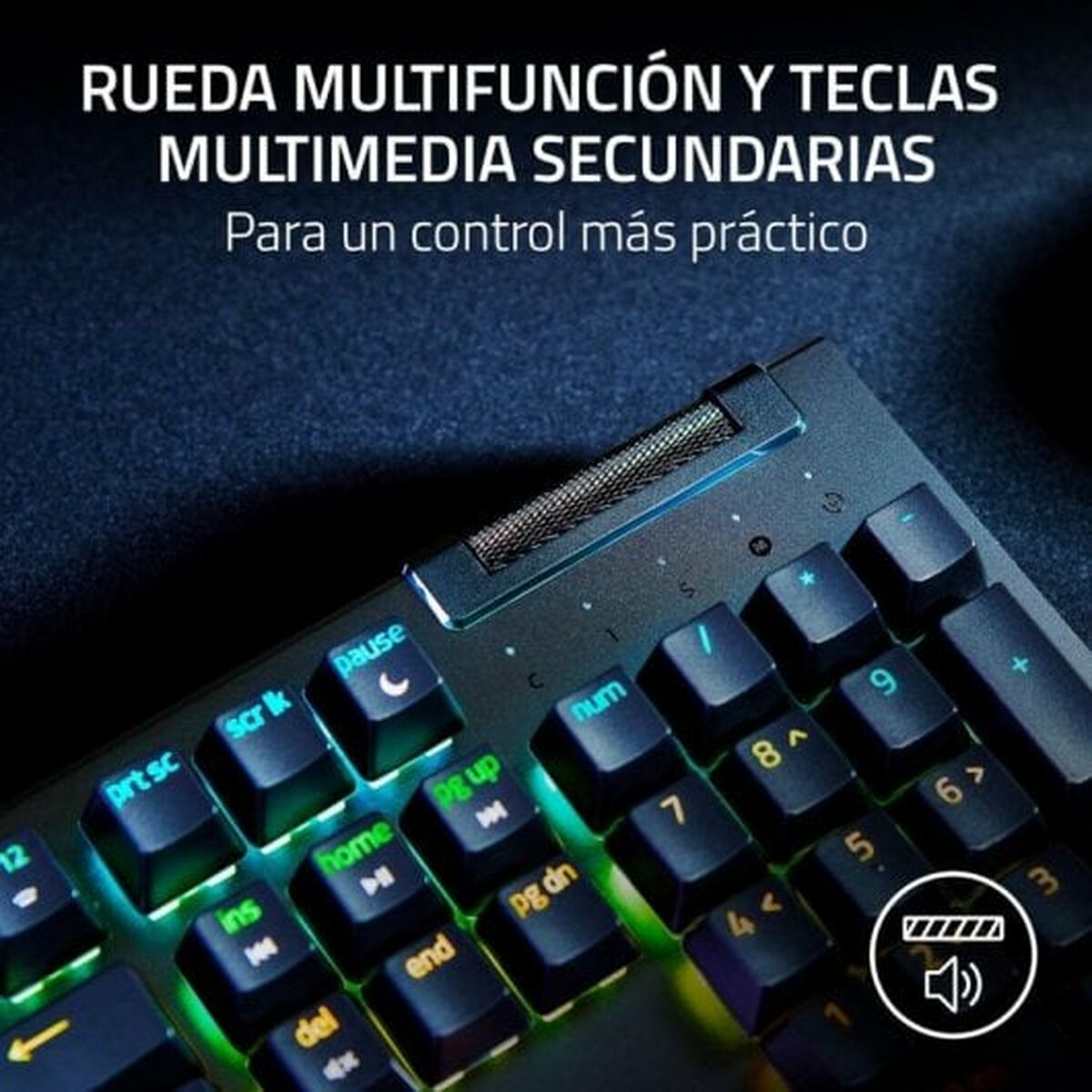Teclado Razer BlackWidow V4 X Yellow Switch Negro